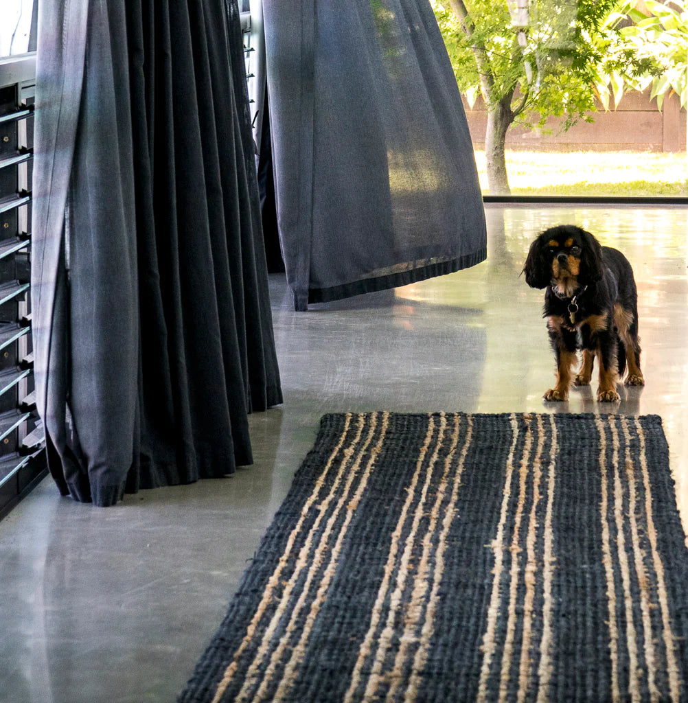 Zebra Jones Stripe Jute Runner