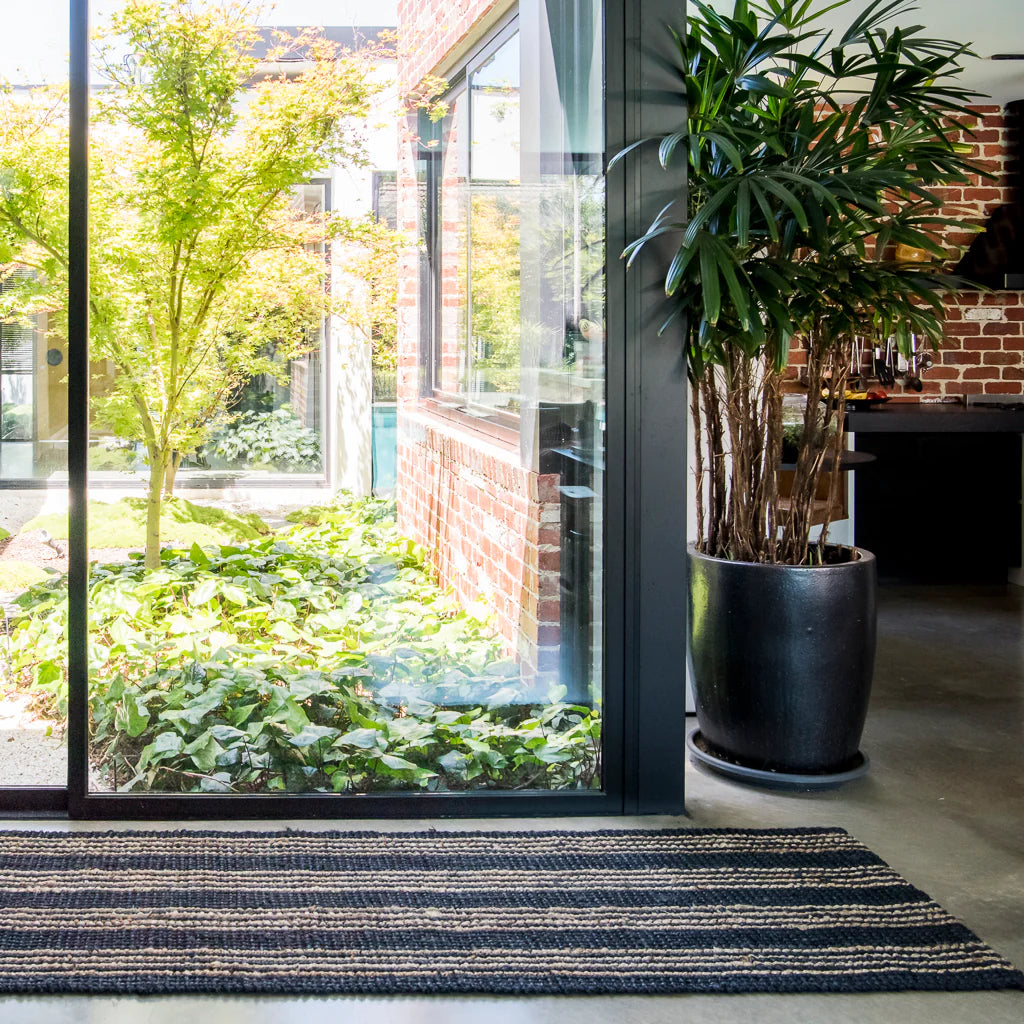 Zebra Jones Stripe Jute Runner