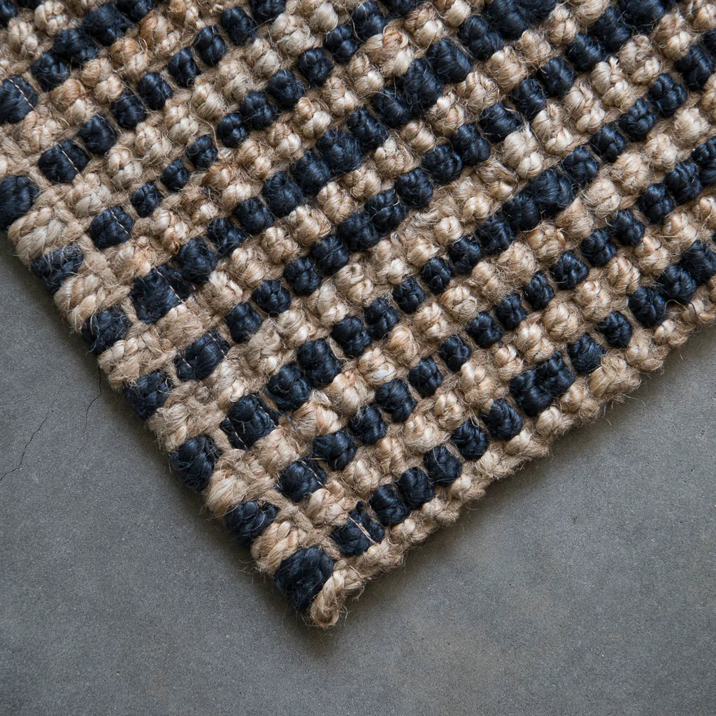 Zebra Caravan Jute Stripe Mat