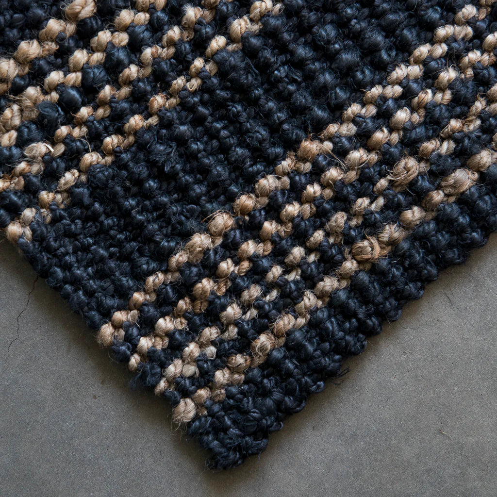 Zebra Jones Stripe Jute Rug