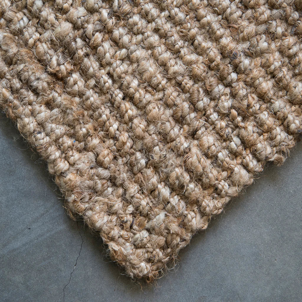 Melvie Jute Mat - Key lime