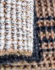 Zebra Carter Wool/Jute Rug - White/Grey