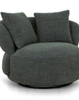 Evans Swivel Chair - Moss