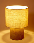 Ashanti Table Lamp Natural Linen