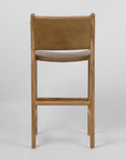 Kempsey Leather Backed Counter Stool - Toffee