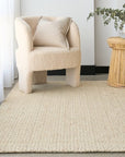 J+J Alma Handloomed Rug - Cream