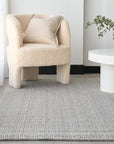J+J Alma Handloomed Rug - Grey