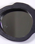 Round Freeform Timber Mirror