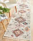 J+J Asilah Silver Diamond Rug