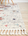 J+J Asilah Silver Diamond Rug