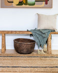 Zebra Bailey Stripe Jute Runner