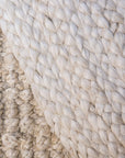 Zebra Vincent White Wash Round Rug