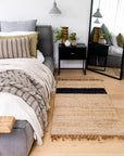 Zebra Baxter Stripe Jute Mat