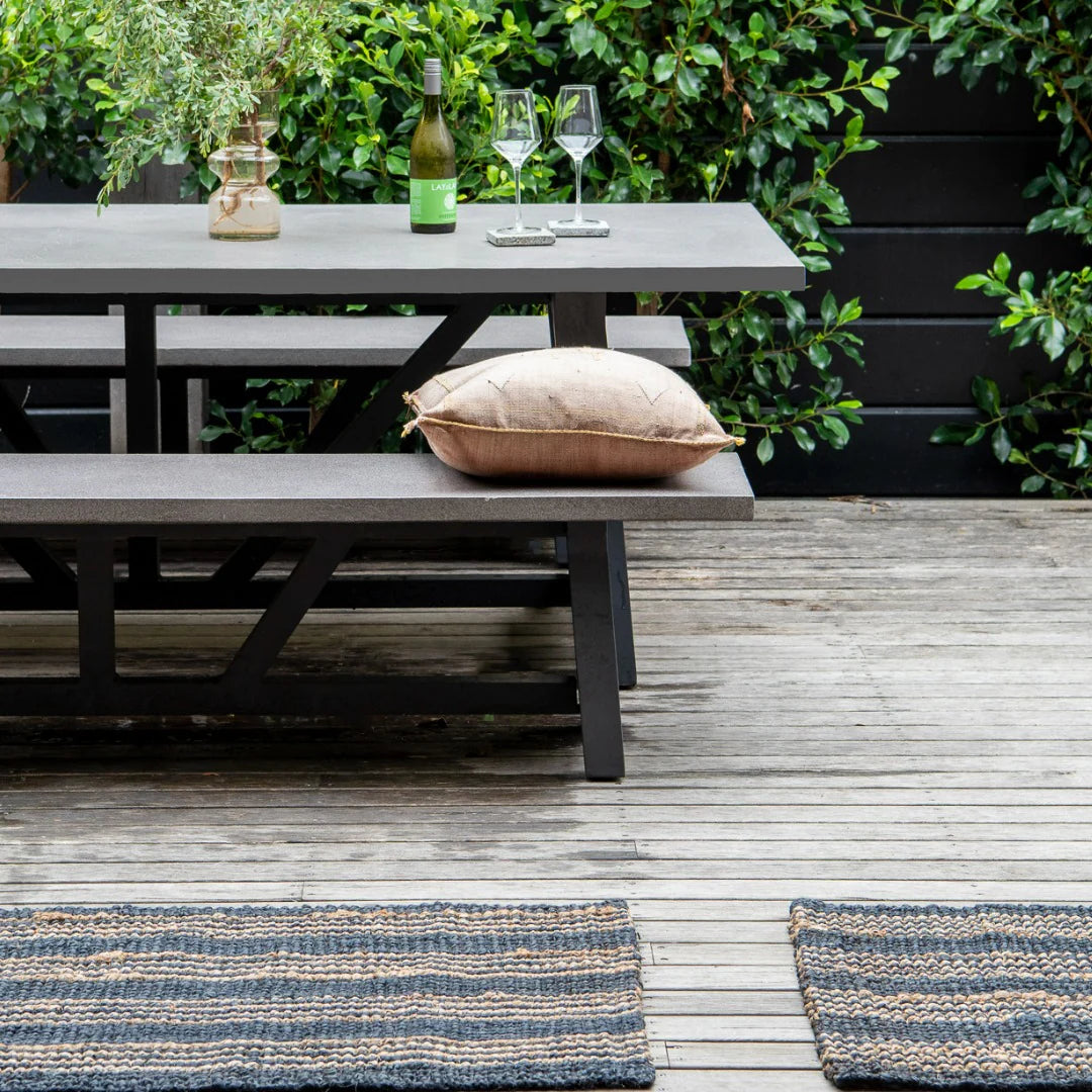 Zebra Jones Stripe Jute Runner