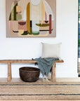 Zebra Bailey Stripe Jute Runner