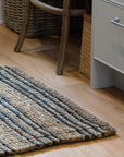 Zebra Smith Stripe Jute Mat