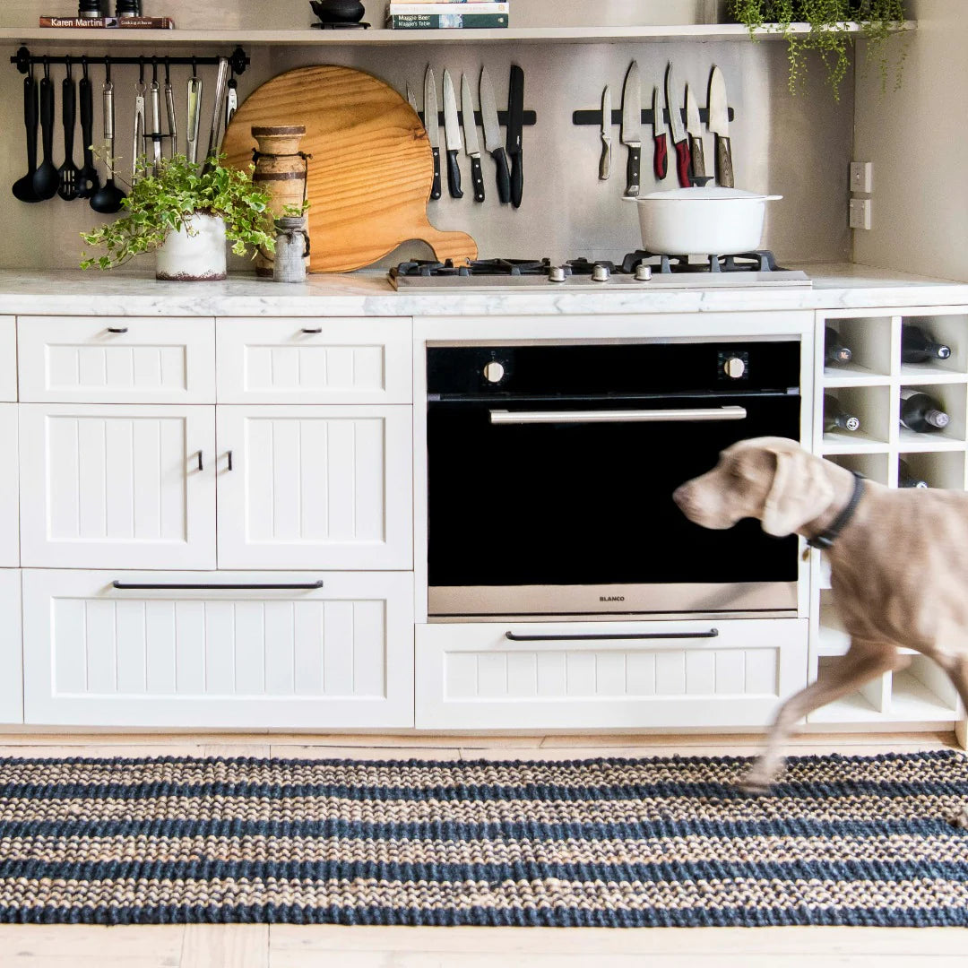 Zebra Jones Stripe Jute Runner