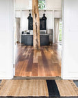 Zebra Baxter Stripe Jute Mat