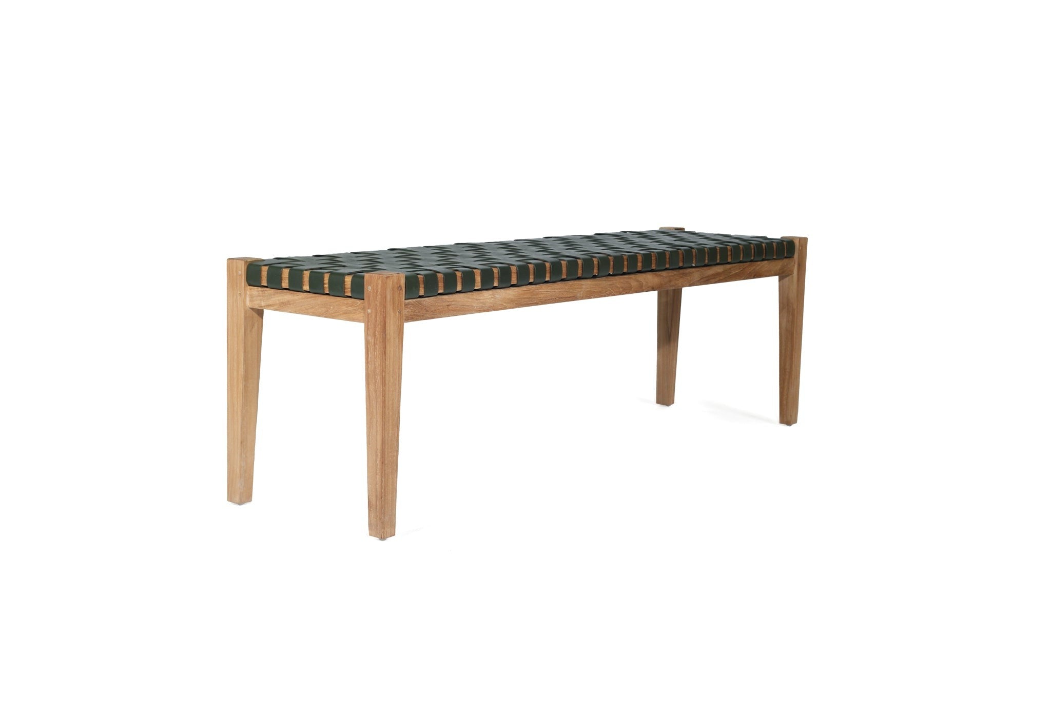 Paloma Woven Leather 150cm Bench