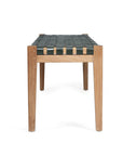 Paloma Woven Leather 150cm Bench