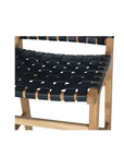 Paloma Woven Leather Backed Counter Stool