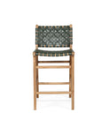 Paloma Woven Leather Backed Counter Stool