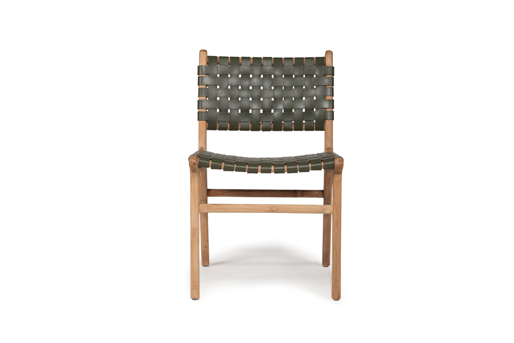Paloma Woven Leather Dining Chair