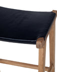 Paloma Flat Leather Saddle Stool
