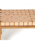 Paloma Woven Leather 150cm Bench