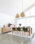 Paloma Woven Leather Dining Chair