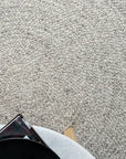 Coastal Loom Haystacks Round Rug - Pewter