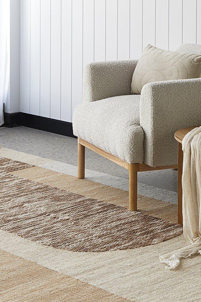 J+J Origin Flatwoven Rug - Toffee