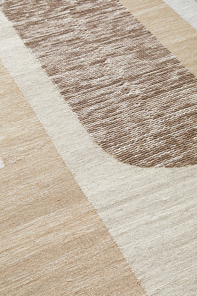 J+J Origin Flatwoven Rug - Toffee