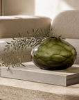 Kimoni Vase in green