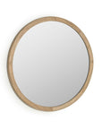 Retreat Round Timber Mirror