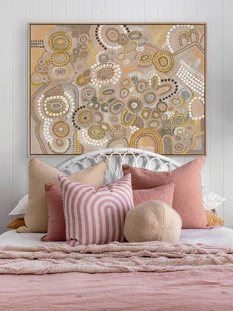 Aboriginal Art Collection - Nganhali Canvas Art Print