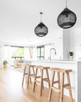 Uniqwa Collections Kusina Barstool - Elm