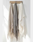 Eadie Bedouin Oversized Linen Throw