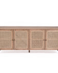 Village Four Door Sideboard - Weathered Oak