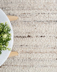 Coastal Loom Winki Round Rug - Sandstone