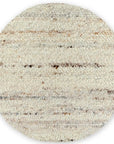 Coastal Loom Winki Round Rug - Sandstone