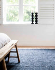Zebra Graphite Jute Rug