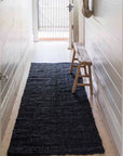 Zebra Graphite Jute Runner