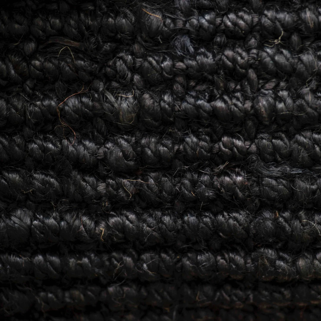 Zebra Graphite Jute Rug