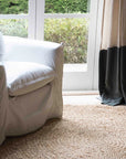 Zebra Natural Braided Jute Round Rug