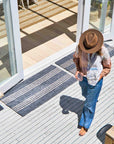Zebra Cornell Outdoor/Indoor Stripe Mat