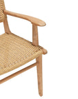 Zena Woven Cord Dining Armchair