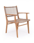 Zena Woven Cord Dining Armchair