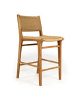 Zena backed counter stool