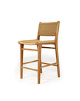 Zena backed counter stool